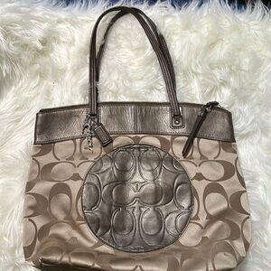 Coach Canvas Tote Bag